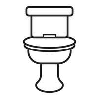 toilet icon logo vector design template