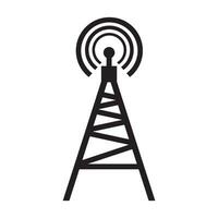 signal transmitter icon logo vector design template