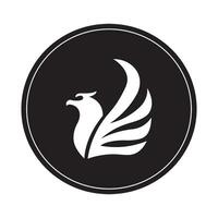 pájaro icono logo vector diseño modelo