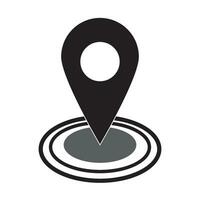 location icon logo vector design template