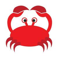 crab icon logo vector design template