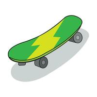 skateboard icon logo vector design template