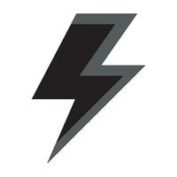 lightning icon logo vector design template