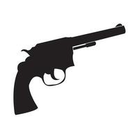 pistola icono logo vector diseño modelo