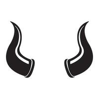 horns icon logo vector design template