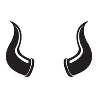 horns icon logo vector design template