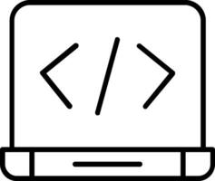 icono de vector de codificación web