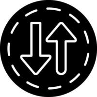 Two Way Street Vector Icon