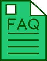 Faq Vector Icon