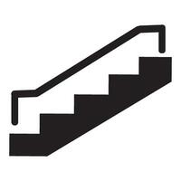 plantilla de diseño de vector de logotipo de icono de escaleras