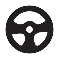 steering wheel icon logo vector design template