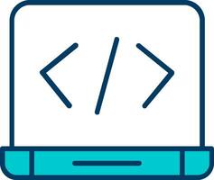 icono de vector de codificación web