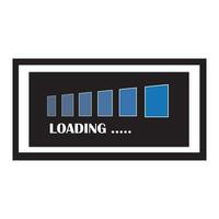 loading icon logo vector design template