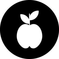 icono de vector de manzana