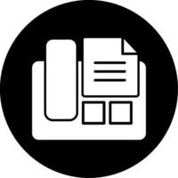 Fax Machine Vector Icon