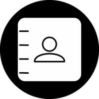 Contact book Vector Icon