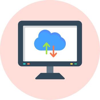 Cloud Computing Vector Icon