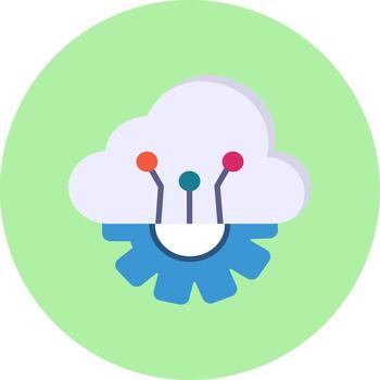Cloud Computing Vector Icon