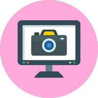 icono de vector de camara