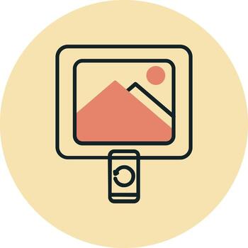 imagen Procesando vector icono