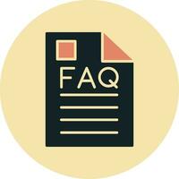 Faq Vector Icon