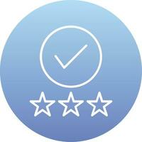 Ratings  Vector Icon