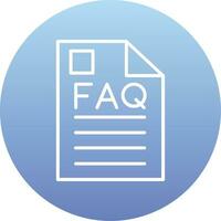 Faq Vector Icon