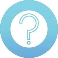 Question Mark Vector Icon