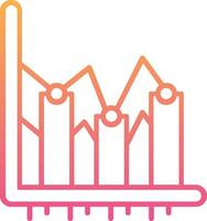 Bar chart Vector Icon