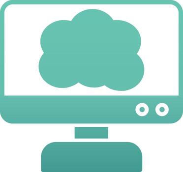 Cloud Computing Vector Icon