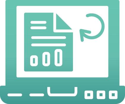 Refresh Data Vector Icon
