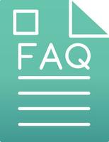 Faq Vector Icon