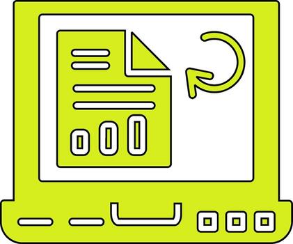 actualizar datos vector icono