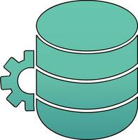 Data Warehouse Vector Icon