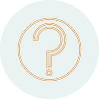 Question Mark Vector Icon