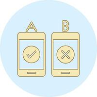 Ab Testing Vector Icon