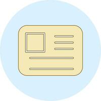 Id Card Vector Icon