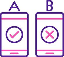 Ab Testing Vector Icon