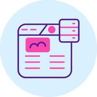 Web Hosting Vector Icon