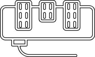 Pedal Vector Icon