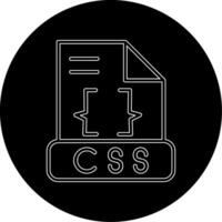 icono de vector de css