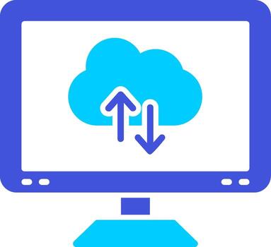 Cloud Computing Vector Icon
