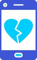 Heart Break Vector Icon