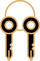 Surrogate Key Vector Icon