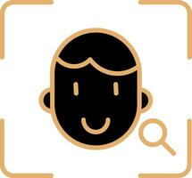 Face Scanner Vector Icon