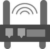 icono de vector de enrutador wifi