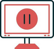 Pause Button Vector Icon