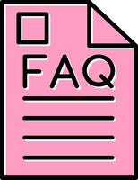 Faq Vector Icon