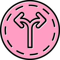 Two Way Vector Icon