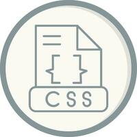 icono de vector de css